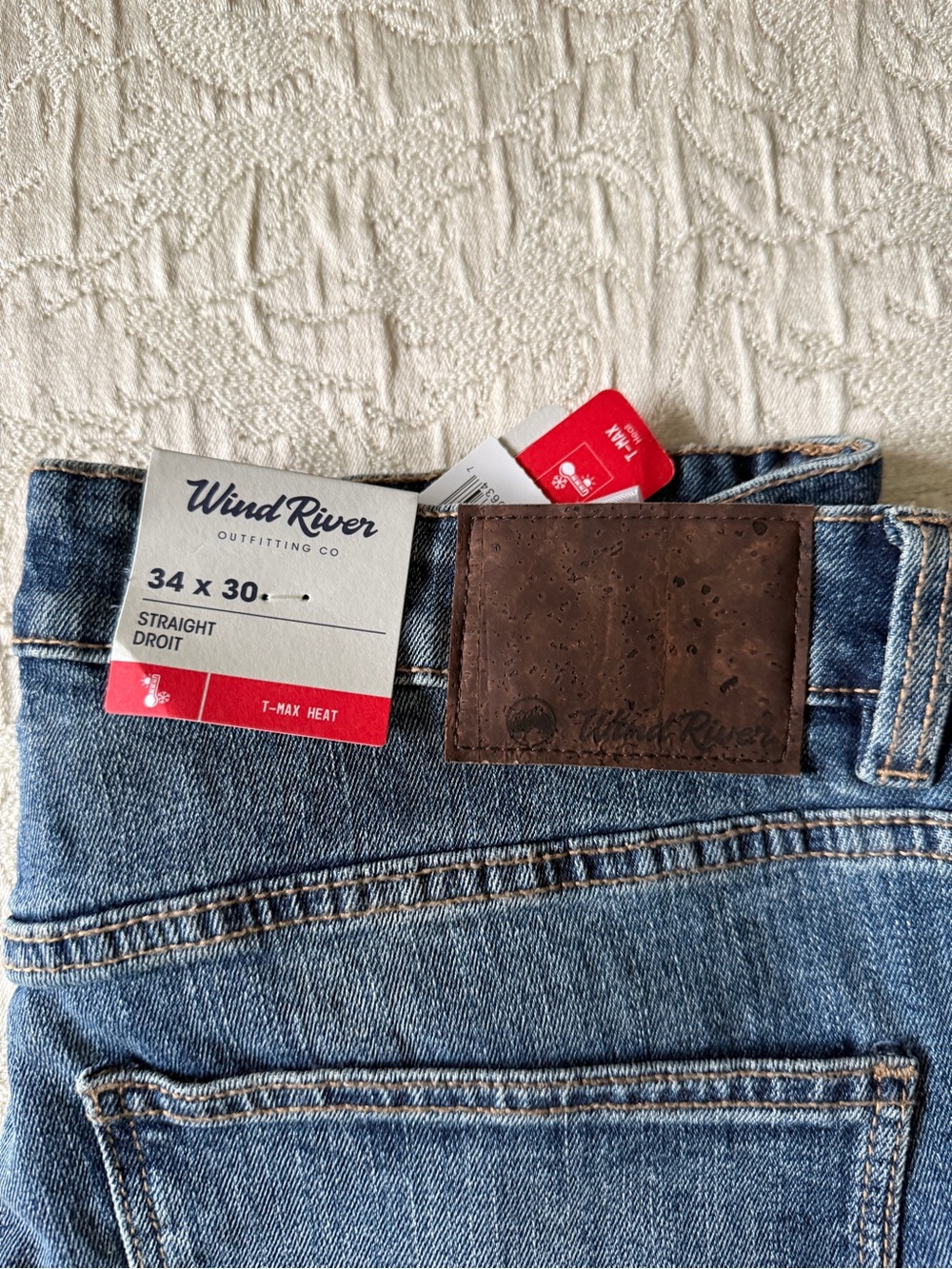 Wind River Men's Straight Jeans T-Max 34x30